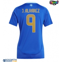 Ženski Nogometni dresi Argentina Julian Alvarez #9 Gostujoči Copa America 2024 Kratek Rokav